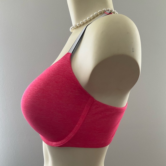 Victoria's Secret Racerback Semi Demi Hot Pink 36DD Bra - Picture 5 of 10